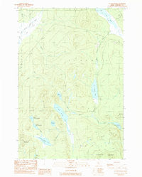 St. John Ponds Maine Historical topographic map, 1:24000 scale, 7.5 X 7.5 Minute, Year 1989