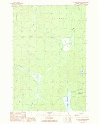 St. John Ponds Depot Maine Historical topographic map, 1:24000 scale, 7.5 X 7.5 Minute, Year 1989