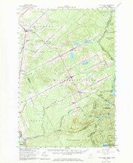 St. Zacharie Maine Historical topographic map, 1:62500 scale, 15 X 15 Minute, Year 1957