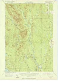 Stacyville Maine Historical topographic map, 1:62500 scale, 15 X 15 Minute, Year 1953