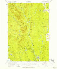 Stacyville Maine Historical topographic map, 1:62500 scale, 15 X 15 Minute, Year 1953