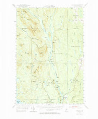 Stacyville Maine Historical topographic map, 1:62500 scale, 15 X 15 Minute, Year 1953