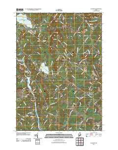 Standish Maine Historical topographic map, 1:24000 scale, 7.5 X 7.5 Minute, Year 2011