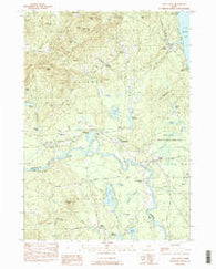 Steep Falls Maine Historical topographic map, 1:24000 scale, 7.5 X 7.5 Minute, Year 1983