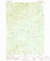 Steep Falls Maine Historical topographic map, 1:24000 scale, 7.5 X 7.5 Minute, Year 1983
