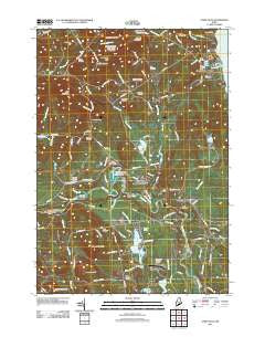 Steep Falls Maine Historical topographic map, 1:24000 scale, 7.5 X 7.5 Minute, Year 2011