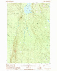 Stetson Mountain Maine Historical topographic map, 1:24000 scale, 7.5 X 7.5 Minute, Year 1988