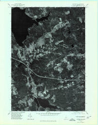 Stetson SW Maine Historical topographic map, 1:24000 scale, 7.5 X 7.5 Minute, Year 1975