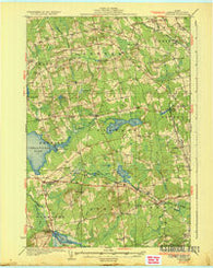 Stetson Maine Historical topographic map, 1:62500 scale, 15 X 15 Minute, Year 1935