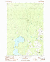 Stockholm Maine Historical topographic map, 1:24000 scale, 7.5 X 7.5 Minute, Year 1986