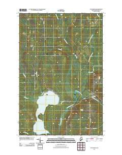 Stockholm Maine Historical topographic map, 1:24000 scale, 7.5 X 7.5 Minute, Year 2011