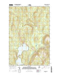 Stockholm Maine Current topographic map, 1:24000 scale, 7.5 X 7.5 Minute, Year 2014