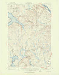 Stockholm Maine Historical topographic map, 1:62500 scale, 15 X 15 Minute, Year 1953