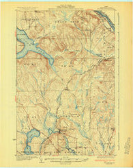 Stockholm Maine Historical topographic map, 1:62500 scale, 15 X 15 Minute, Year 1931