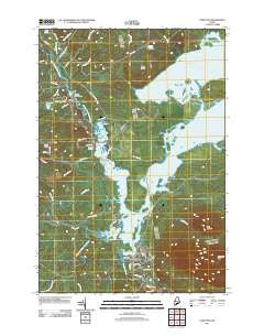 Stratton Maine Historical topographic map, 1:24000 scale, 7.5 X 7.5 Minute, Year 2011
