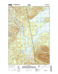 Stratton Maine Current topographic map, 1:24000 scale, 7.5 X 7.5 Minute, Year 2014