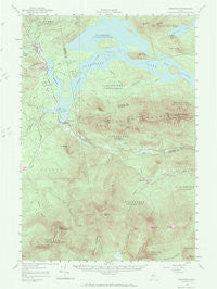Stratton Maine Historical topographic map, 1:62500 scale, 15 X 15 Minute, Year 1956