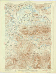 Stratton Maine Historical topographic map, 1:62500 scale, 15 X 15 Minute, Year 1932