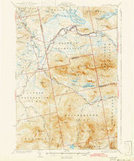 Stratton Maine Historical topographic map, 1:62500 scale, 15 X 15 Minute, Year 1932