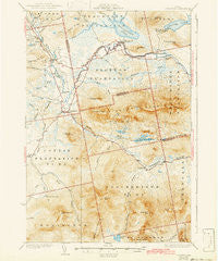 Stratton Maine Historical topographic map, 1:62500 scale, 15 X 15 Minute, Year 1932