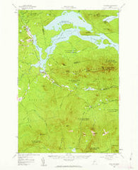 Stratton Maine Historical topographic map, 1:62500 scale, 15 X 15 Minute, Year 1956