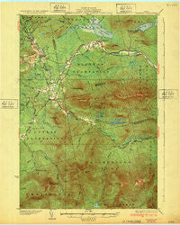 Stratton Maine Historical topographic map, 1:62500 scale, 15 X 15 Minute, Year 1932