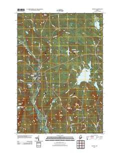 Strong Maine Historical topographic map, 1:24000 scale, 7.5 X 7.5 Minute, Year 2011