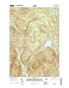 Strong Maine Current topographic map, 1:24000 scale, 7.5 X 7.5 Minute, Year 2014