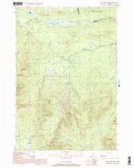 Sugarloaf Mtn Maine Historical topographic map, 1:24000 scale, 7.5 X 7.5 Minute, Year 1997