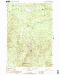 Sugarloaf Mtn Maine Historical topographic map, 1:24000 scale, 7.5 X 7.5 Minute, Year 1997
