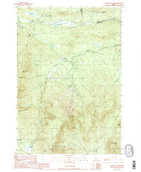 Sugarloaf Mtn Maine Historical topographic map, 1:24000 scale, 7.5 X 7.5 Minute, Year 1989