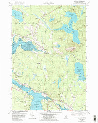 Sullivan Maine Historical topographic map, 1:24000 scale, 7.5 X 7.5 Minute, Year 1982