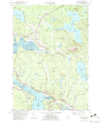 Sullivan Maine Historical topographic map, 1:24000 scale, 7.5 X 7.5 Minute, Year 1982