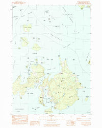 Swans Island Maine Historical topographic map, 1:24000 scale, 7.5 X 7.5 Minute, Year 1983