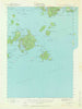 Swans Island Maine Historical topographic map, 1:62500 scale, 15 X 15 Minute, Year 1943
