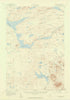 Telos Lake Maine Historical topographic map, 1:62500 scale, 15 X 15 Minute, Year 1957