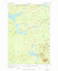 Telos Lake Maine Historical topographic map, 1:62500 scale, 15 X 15 Minute, Year 1957