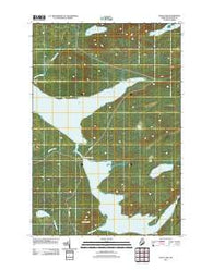 Telos Lake Maine Historical topographic map, 1:24000 scale, 7.5 X 7.5 Minute, Year 2011