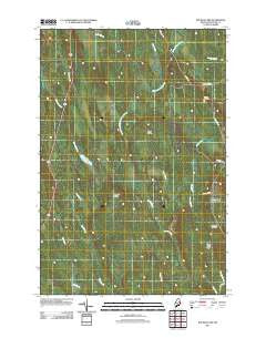 Ten Mile Lake Maine Historical topographic map, 1:24000 scale, 7.5 X 7.5 Minute, Year 2011