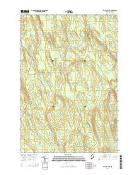 Ten Mile Lake Maine Current topographic map, 1:24000 scale, 7.5 X 7.5 Minute, Year 2014