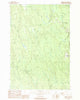 Tenmile Lake Maine Historical topographic map, 1:24000 scale, 7.5 X 7.5 Minute, Year 1989