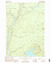 The Forks Maine Historical topographic map, 1:24000 scale, 7.5 X 7.5 Minute, Year 1988