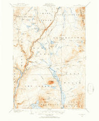 The Forks Maine Historical topographic map, 1:62500 scale, 15 X 15 Minute, Year 1905