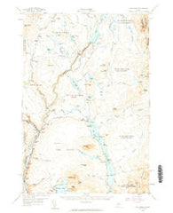 The Forks Maine Historical topographic map, 1:62500 scale, 15 X 15 Minute, Year 1956