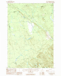 The Horseback Maine Historical topographic map, 1:24000 scale, 7.5 X 7.5 Minute, Year 1988