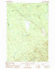 The Horseback Maine Historical topographic map, 1:24000 scale, 7.5 X 7.5 Minute, Year 1988