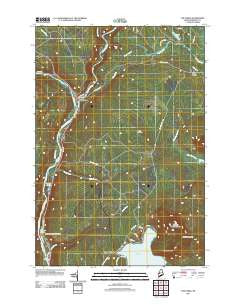 The Forks Maine Historical topographic map, 1:24000 scale, 7.5 X 7.5 Minute, Year 2011