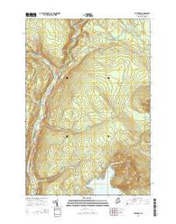 The Forks Maine Current topographic map, 1:24000 scale, 7.5 X 7.5 Minute, Year 2014