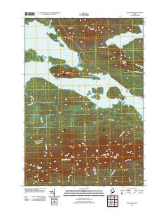 The Horns Maine Historical topographic map, 1:24000 scale, 7.5 X 7.5 Minute, Year 2011