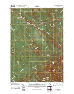 The Horseback Maine Historical topographic map, 1:24000 scale, 7.5 X 7.5 Minute, Year 2011